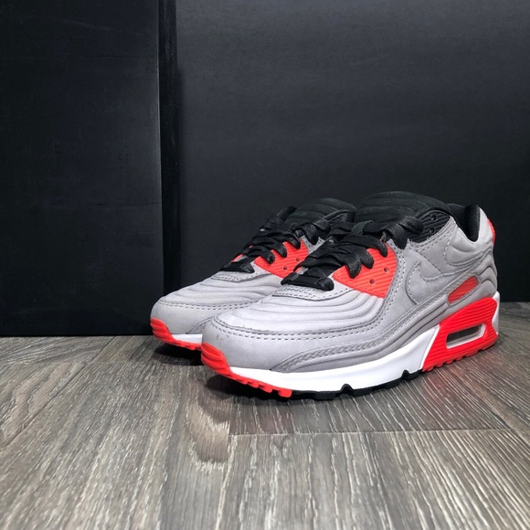 Nike Air Max 90 QS Lux Night Silver & Crimson - Picture 3 of 16